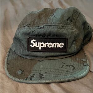 Supreme Olive Camouflage Hat